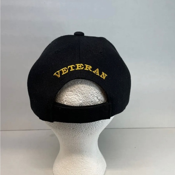 Vietnam Veteran Shadow Black Adjustable Hat - Picture 3 of 7